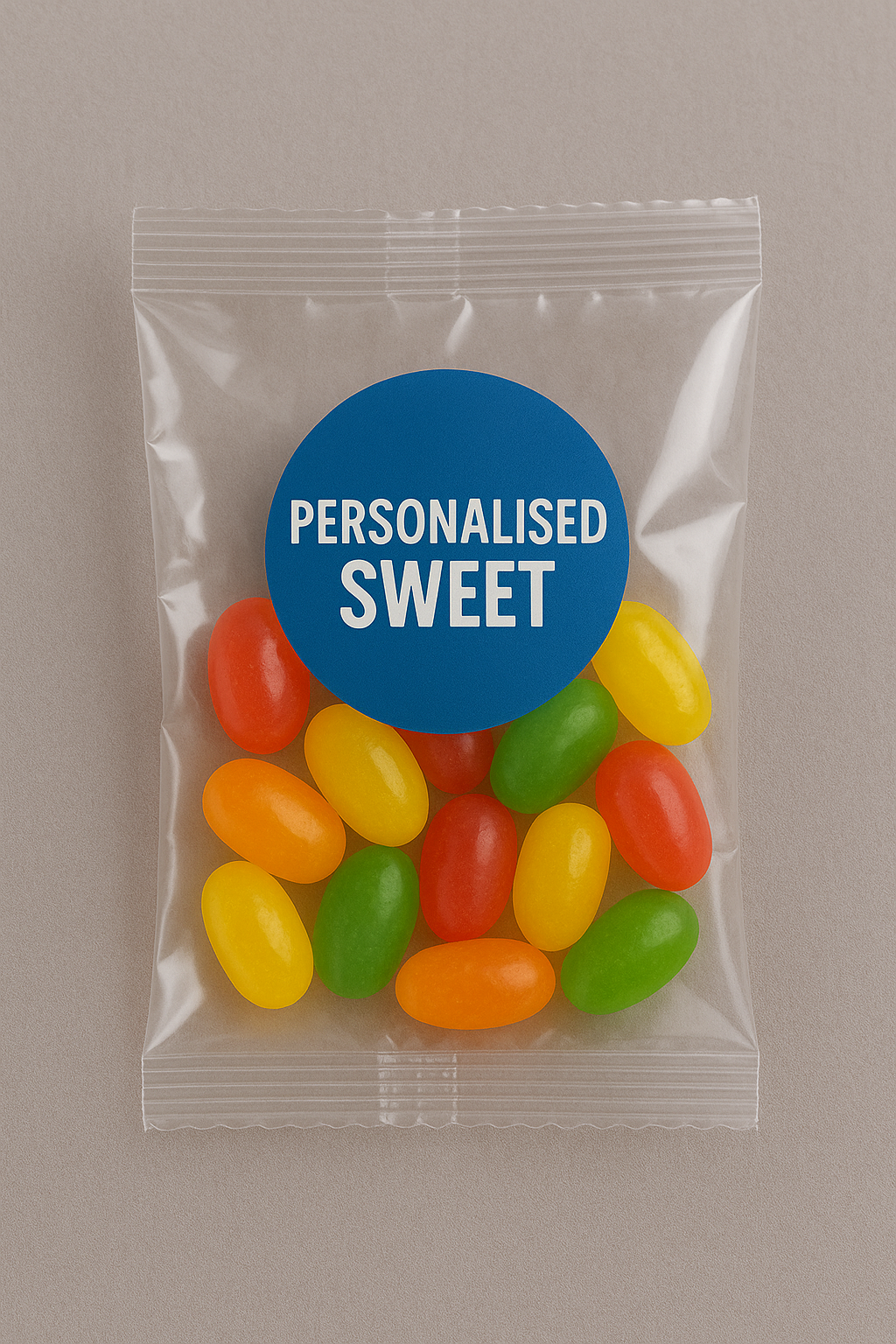 Personalised Jelly beans with Custom Branding 25g (Add Text)