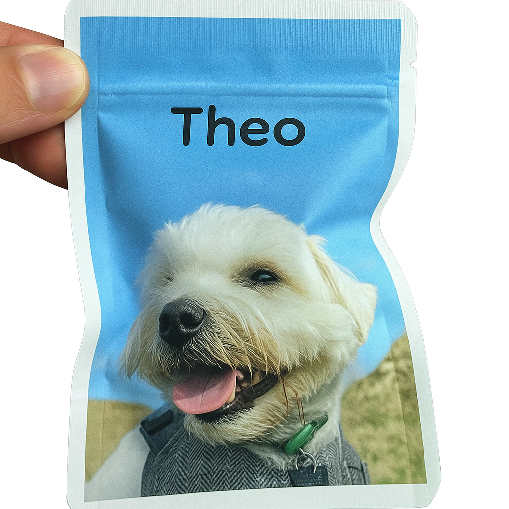 Personalised Fizzy Strawberry Bites with Custom Branding 35g