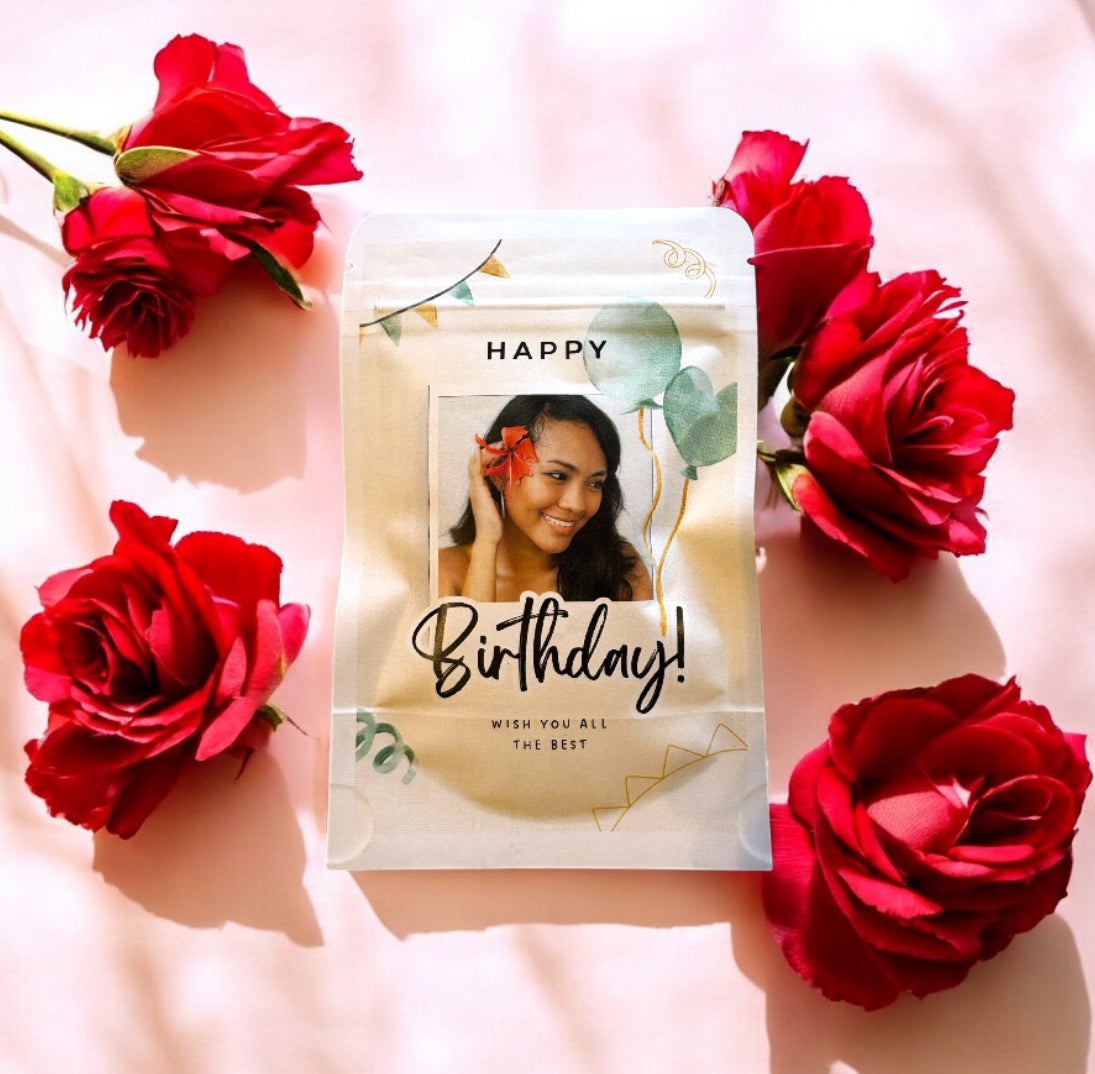 Personalised Jelly Mix Gummies with Custom Branding 25g (image/artwork)