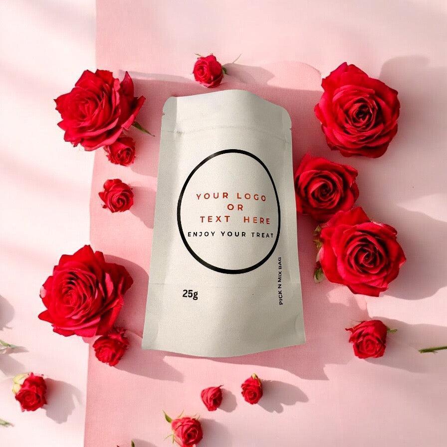 Personalised Rice Prank with Custom Branding 25g (image/artwork) - Branded Sweets